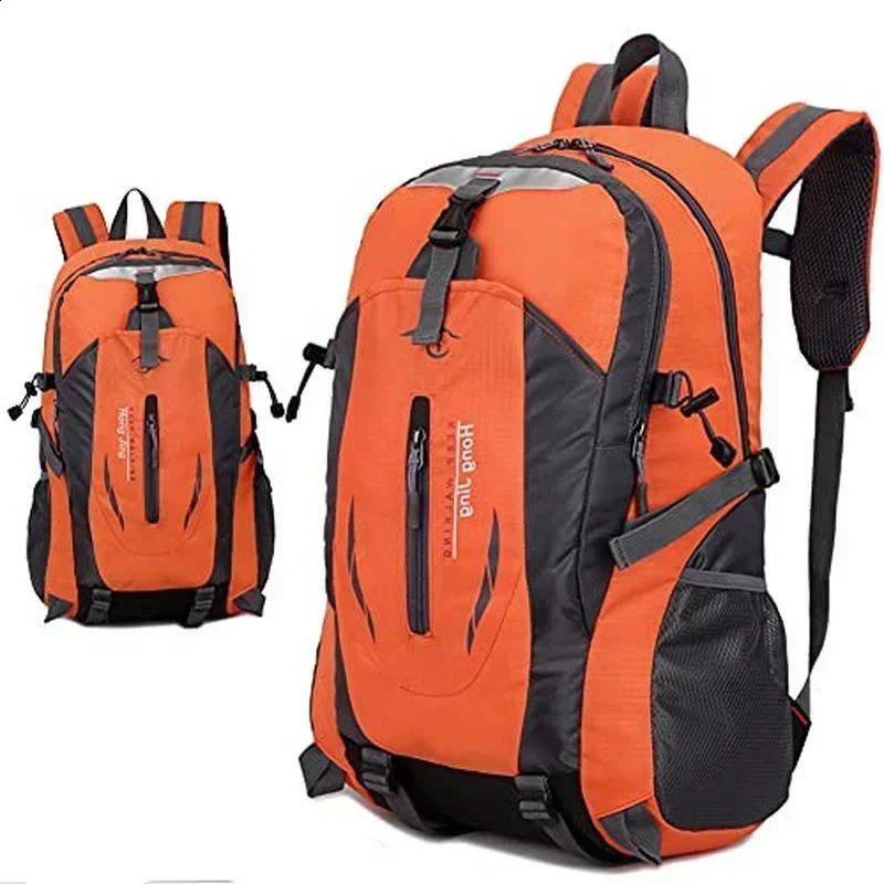 Hiking backpack 40L lightweight mountain waterproof sports bag climbing mens accessories 240813