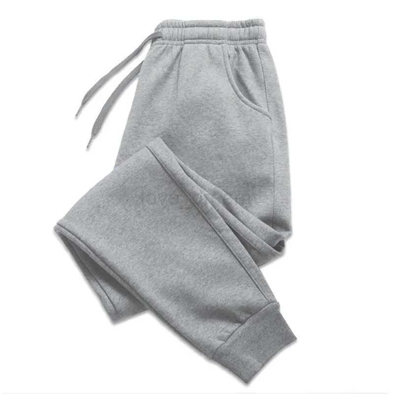 2023 Men Women Long Pants Autumn and Winter Mens Casual Fleece Sweatpants Soft Sports Pants Jogging Pants S-4XLXJ240813