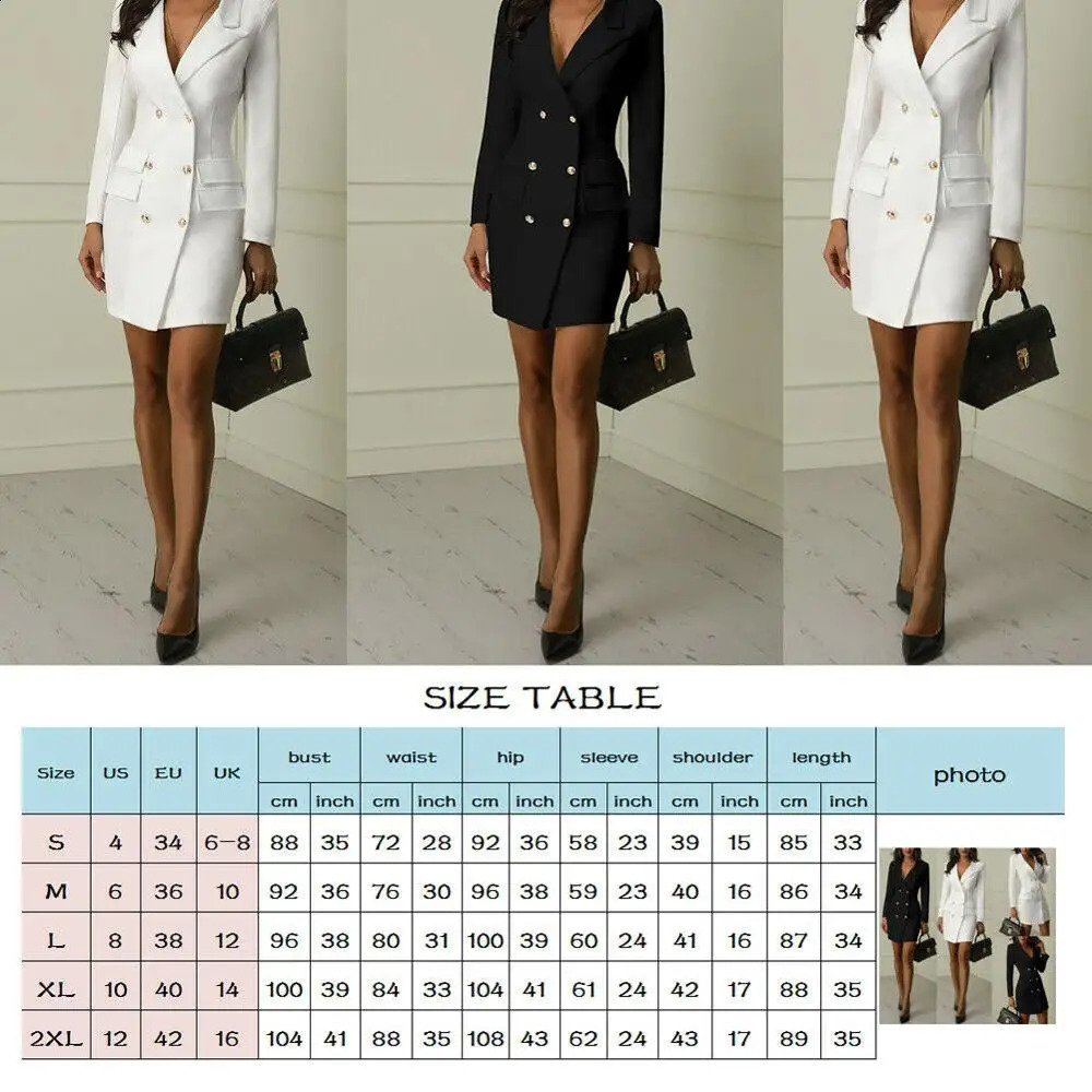 Autumn Winter Women Blazer Suit Casual Double Breasted Pocket Women Long Jackets Elegant Long Sleeve Female Blazer Outerwear 4XL 240813