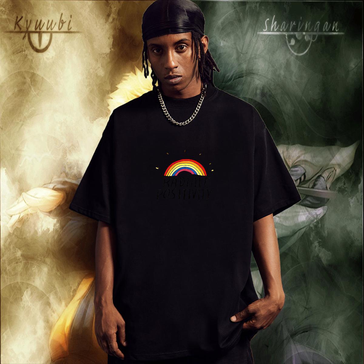 TOP Quality Tshirt for Man Woman Home Outdoor 230g Cotton Black Oversized Breathable Soft letter T Shirt For Man Brand Tops Tees