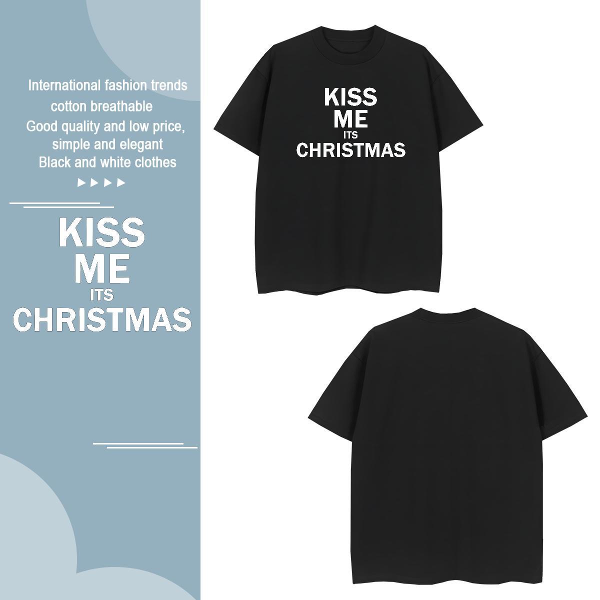 Loose Fit letter T Shirts Men Street Wear Men Tshirts 230g Pure Cotton Fashion Breathable Short Sleeve Customized Print Clothes