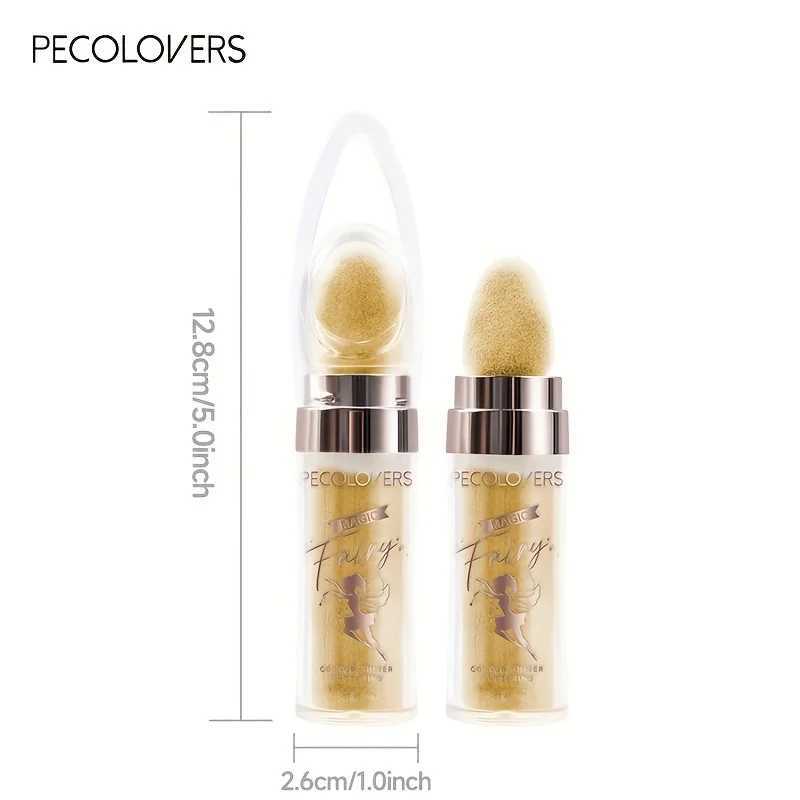 1 piece of shimmering fairy pink white purple blue loose high gloss facial body glitter stick makeup bronze lighting device makeup W240812