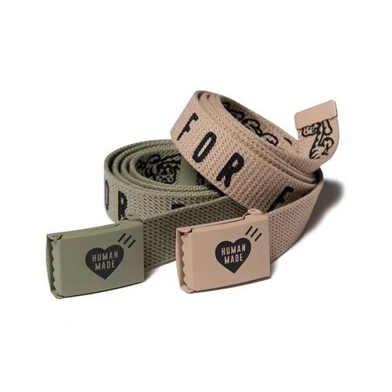 Womens casual canvas belt tiger structure belt girls outdoor belt waist belt cute new high-quality neutral canvas belt W240807