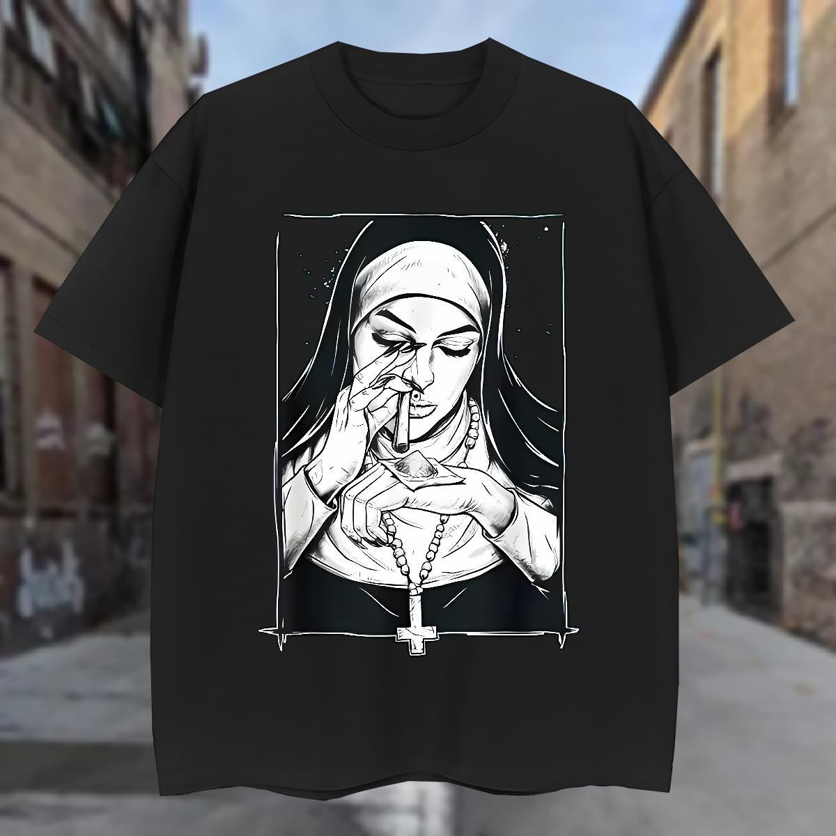 Man T Shirts 100% Cotton 230g women Summer Casual Crew Neck Custom Cartoon Men Clothes T-Shirt 2024 New Cool Design Top Tees