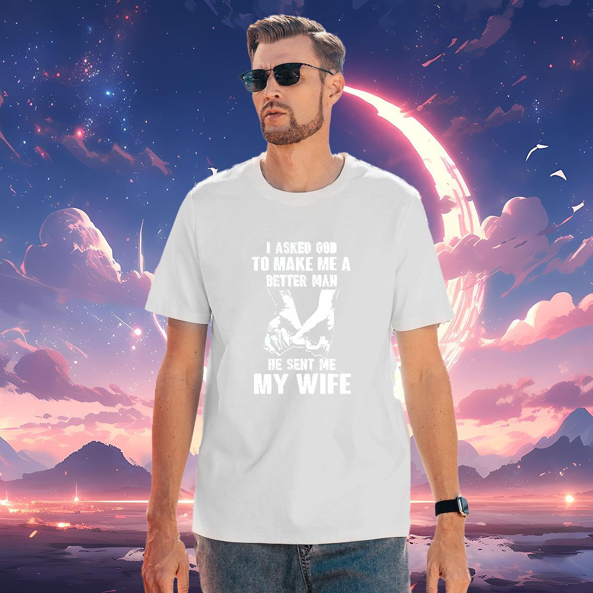 T-Shirts for Men 230g Pure Cotton hands Sports Casual Breathable Crew Neck DIY Printed Men Tshirts Fashion Casual Loose Fit Clothes