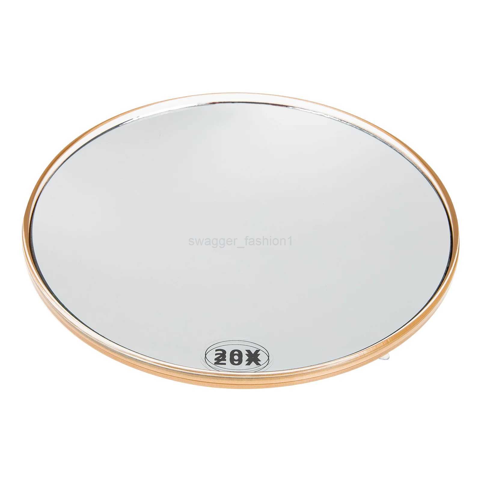 High Magnification Bathroom Mirror Flexible Makeup Mirror 20X Magnifying Mirror With Suction Cups Cosmetics Tools Round MirrorXJ240813