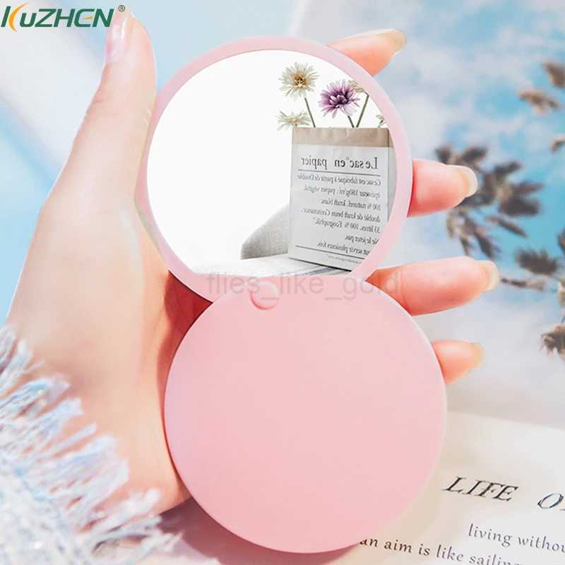 Handheld makeup mirror portable folding makeup mirror creative mini mirror handheld makeup mirror W240813