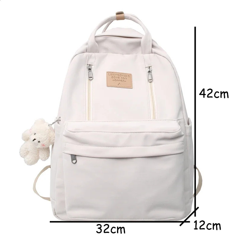 Multi functional womens backpack highquality youth waterproof suitable for teenagers girls and school shoulder bags 240813