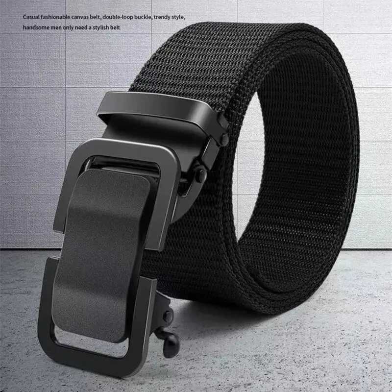 Mens spine belt mens tactical belt nylon groove belt with adjustable buckle W240807