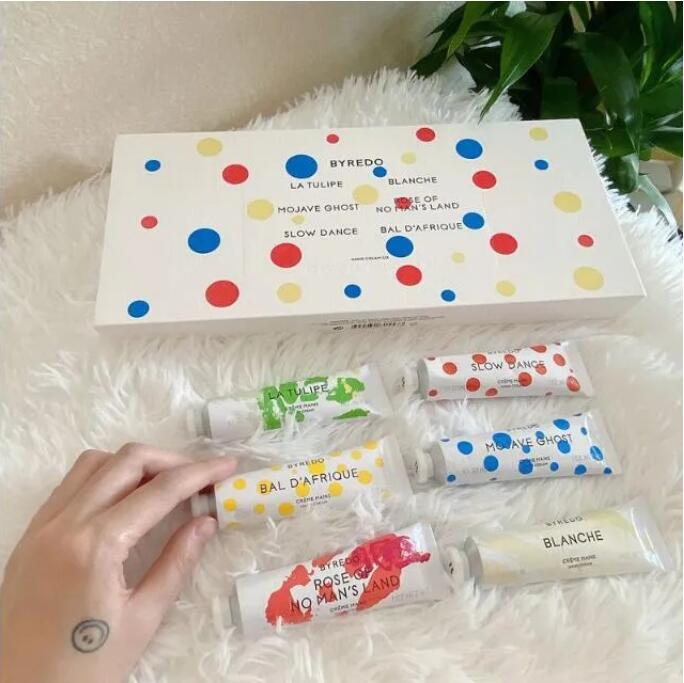 Hand Cream Fragrance Lotion 30Ml With 6Pcs Set Mojave Ghost Blanche La Tulipe Rose Of No Mans Land Slow Dance Bal Dafrique Hands Care Gift Box Fast Sh