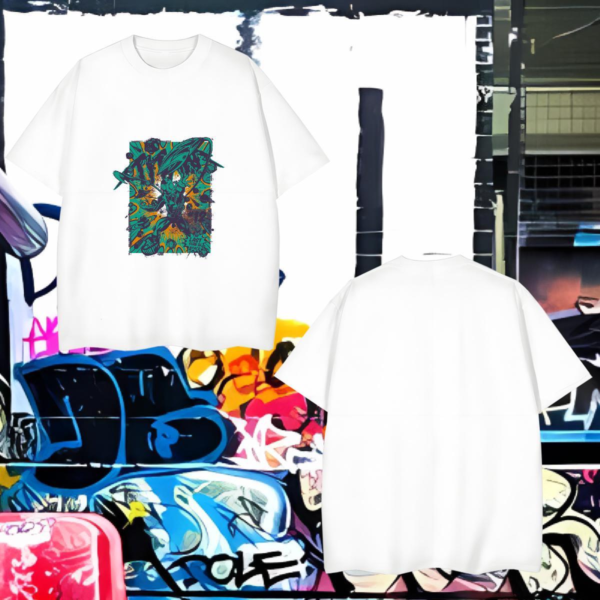 High Quality technology T-Shirts for Men Hip Hop Men Tops Tees 100% Cotton 230g Custom Round Neck Short Sleeve Customized Print Tee Shirt