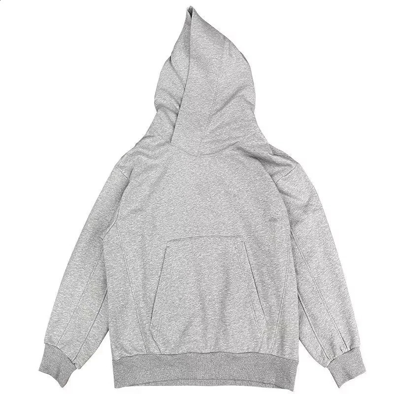 Autumn Solid Color Japanese Ninja Hoodies Mens Turtleneck Vintage Fleece Sweatshirts Hip Hop Y2K Streetwear Oversized Hoodie 240819