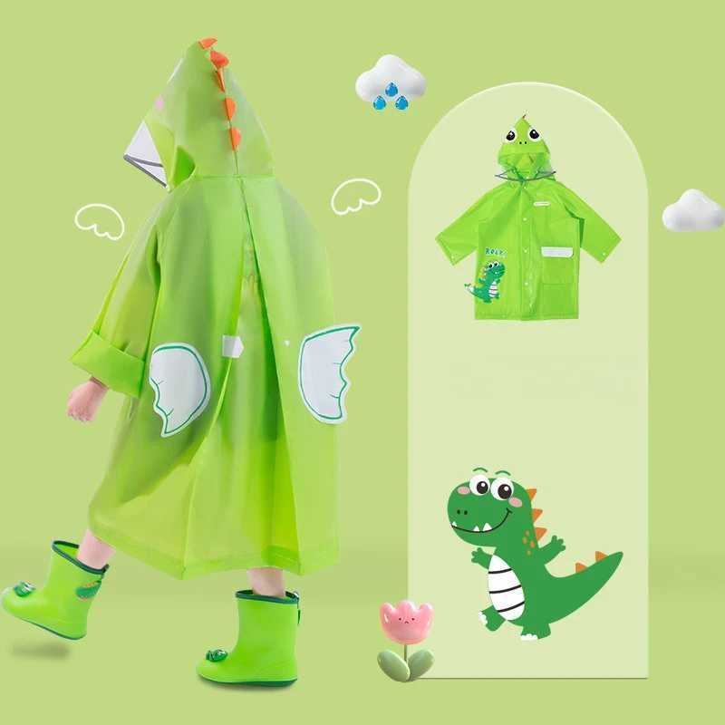 Childrens Raincoat Girls Students Boys Outdoor Thickened Female Kindergarten Portable Womens Poncho Baby Raincoat Y240810