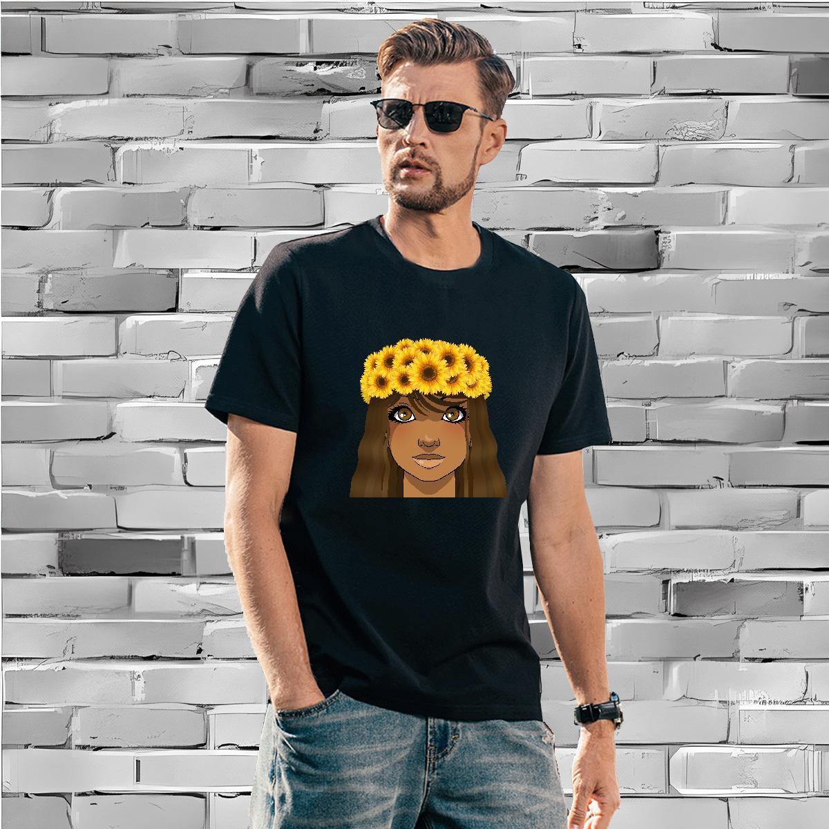 T shirt 230g Pure Cotton portrait Home Outdoor Breathable Crew Neck Custom Print Plus Size Men Tees Fashion Designer Popular Clothings
