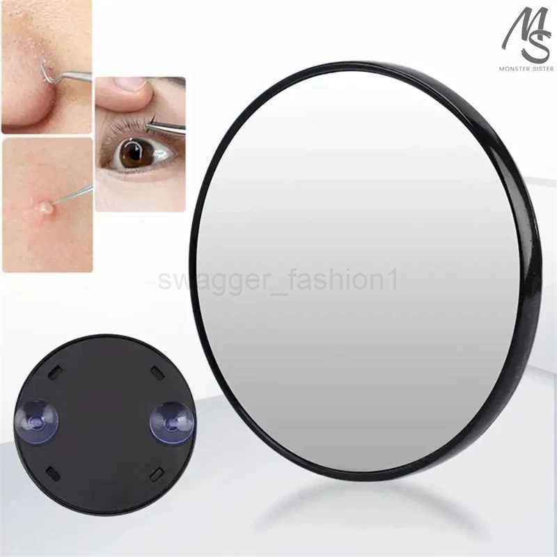 Mini 5x/10x/15x Magnification Mirror Home with Suction Cup Round Blackhead Magnifying Mirror High Quality Makeup MirrorXJ240813