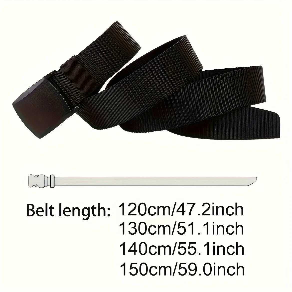 Mens leather belt canvas automatic buckle belt outdoor multifunctional tactical nylon belt hunting belt accessories W240807