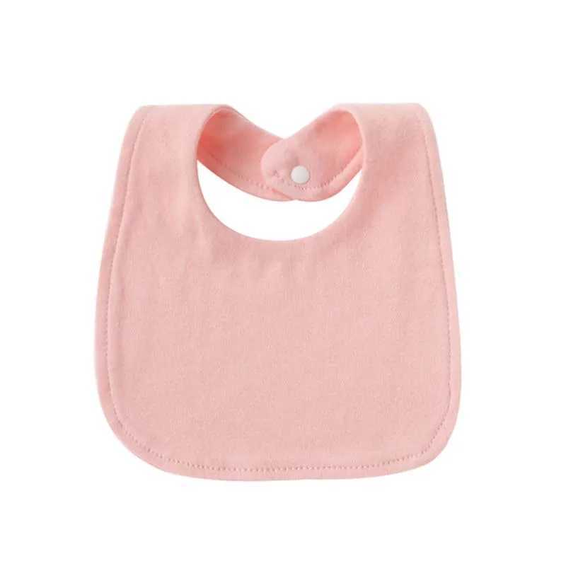 Bibs Burp Cloths Cotton Newborn Baby Bibs Cute Print Kids Baby Saliva Towel Solid Color Newborn Burp Cloths for Girls Boys Feeding AccessoriesL4812