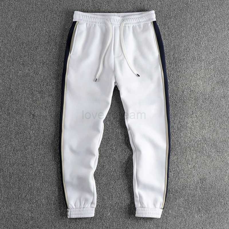 Fashion Side Stripe Stitching Design Sense Casual Sweatpants Mens All-Match Fashion Slim Fit Sports Jogger PantsXJ240813