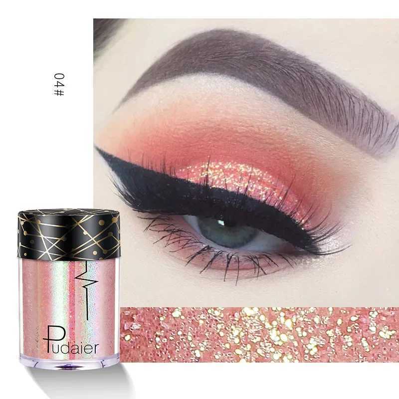 Flash holographic sequins flash shimmer pigment eye shadow tattoo lips nails body flash festival eye makeup powder W240812