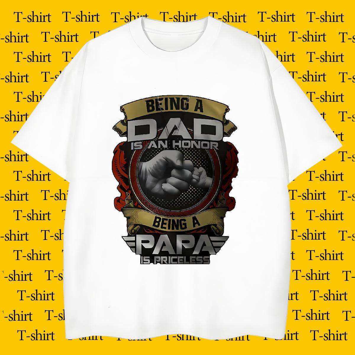 T Shirts Men 230g Cotton hands Hip Hop Street Short Sleeve O-Neck Asian Size Tshirt for Man Woman New Loose Fit Tee Shirt
