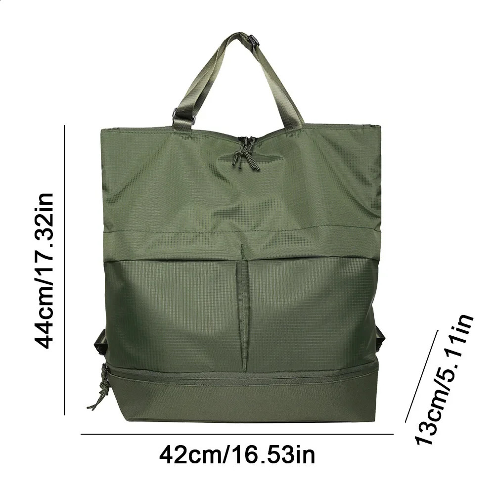 Large capacity mens backpack nylon waterproof sports bag womens travel trend school casual handbag 240813