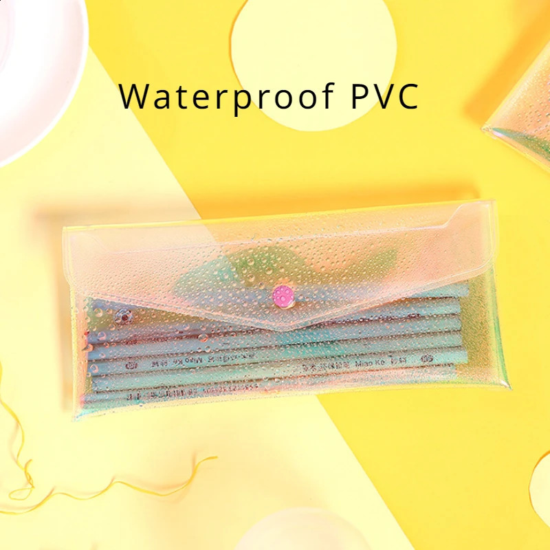 PVC Transparent Cosmetic Bag Women Makeup Storage Clear Organizer Wash Travel Portable Toiletry Multifunction Purse Pouch 240812