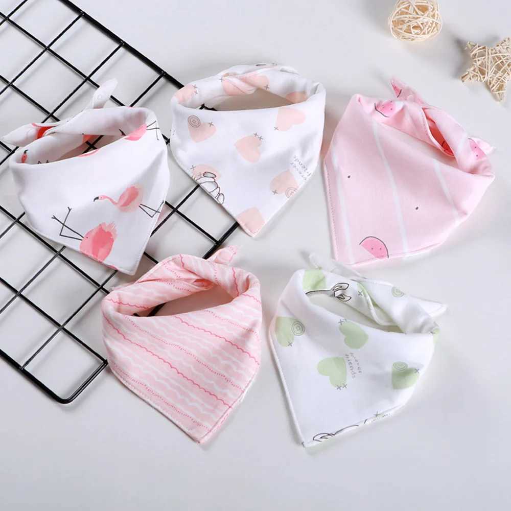 Bibs Burp Cloths 4 pieces/lot Baby Bibs Drooling Cotton Baby Scarf Burp Cloth Bandana Bibs Newborn Baby Boy Infant Girl Toddler Stuff AccessoriesL4812