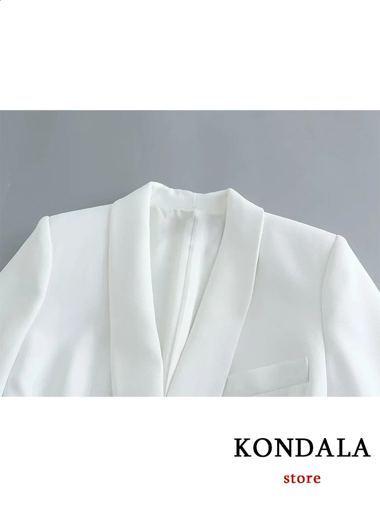 TRAFZA Office Lady White Blazer Suits Women Long Sleeve V Neck Sashes BlazerHigh Waist Wide Leg Long Pants Fashion Sets 240809