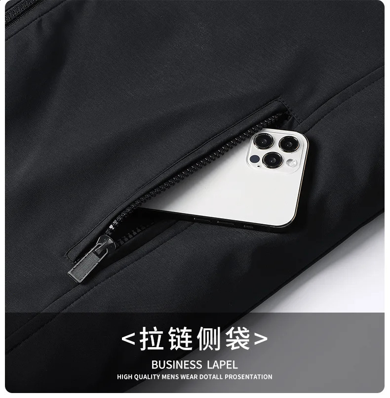 Autumn Winter Jacket Mens Middle-Aged Large Size Loose Plus Cotton Thickened Warm Stand-Up Collar Coat Fashion Casual Dad 240812