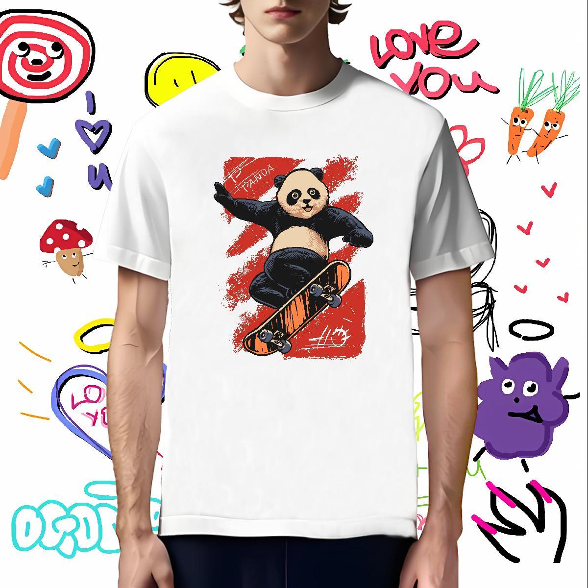 Cool T-Shirts Breathable Short Sleeve Street Casual Custom Print Oversized 230g 100% Cotton Men Tees 2024 Designer Clothes