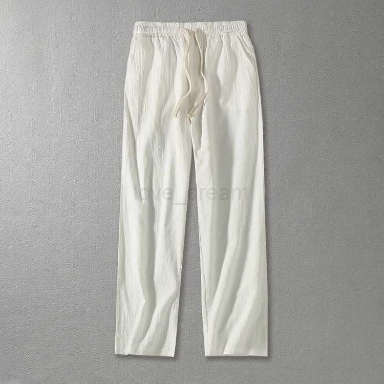 Male Plus Size Loose Pants Men Pants Summer Mens Cotton Big Sizes Wide Leg Linen Pant Oversized Jogger Trousers Large Size 9XLXJ240813