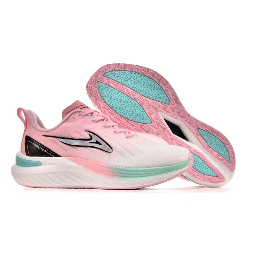 TREEPERI Wave Maker Speed Running Shoes men white black carbon fibre designer shoes women peach pink green sports sneakers mens womens athletic traine