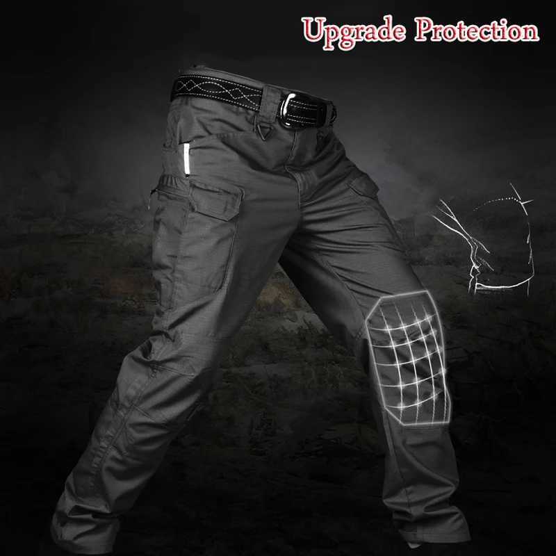 Military Tactical Pants Men Special Combat Trousers Multi-pocket Waterproof Wear-resistant Casual Training Overalls Men PantsXJ240813