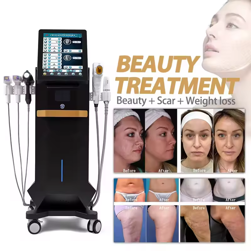 Good Non Invasive Anti-Aging Hifu 9D 7D Machine Ice Painless Hifu For Facial Body Skin Tightening Smas Lifting Profess