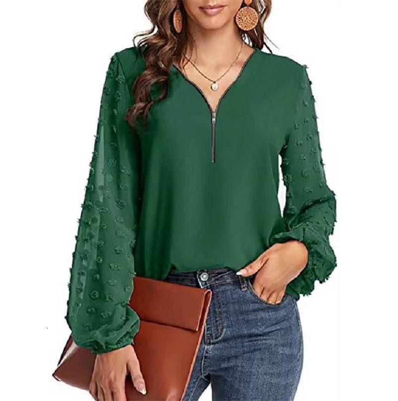 S-2XL Plus size Blouse Women Casual Top Loose ladies Shirts