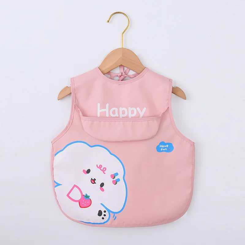 Bibs Burp Cloths Baby Apron Bibs Toddler Short And Long Sleeve Scarf Waterproof Art Smock Feeding Bib Infant Boys Girls Kids Burp Cloth BandanaL4812