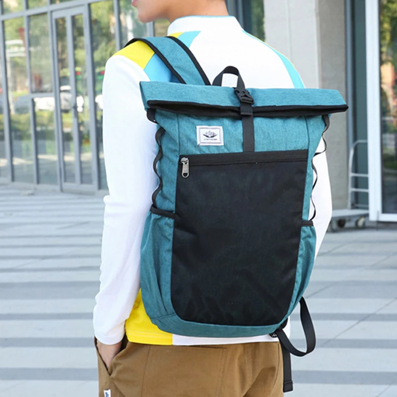 Outdoor Foldable Backpack Mens Ultra Light Travel Hiking Day Bag 25L Waterproof Camping Womens School Sports 240813