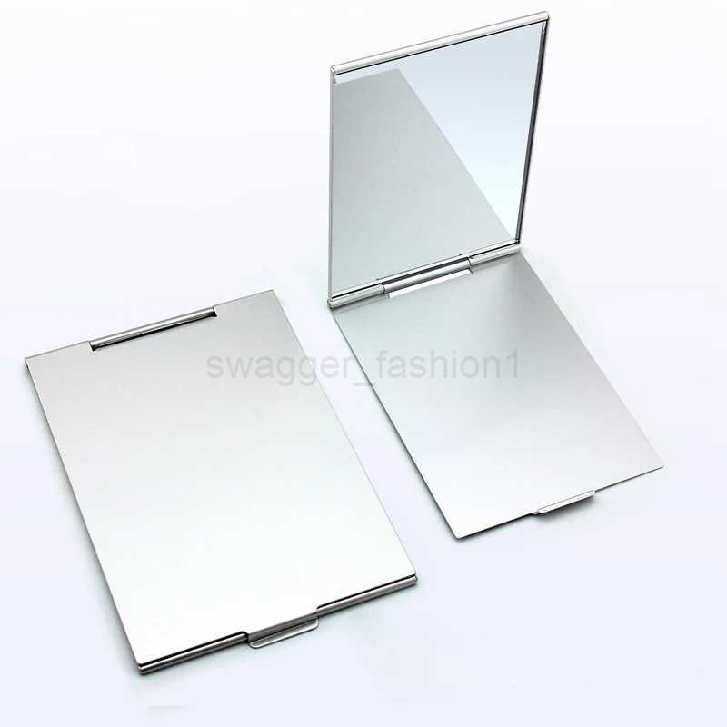 Small Sizes Folding MakeUp Mirror Rectangle Ultra-thin Pocket Mirrors Personalised Portable Compact Folding Cosmetic MirrorsXJ240813