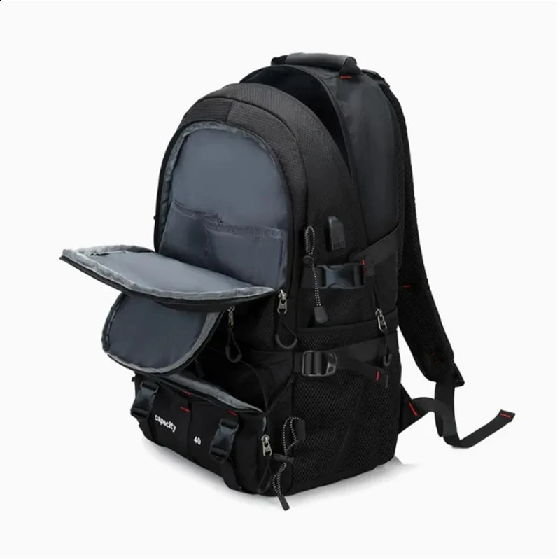 40L waterproof lightweight outdoor hiking backpack mens and womens camping 240813