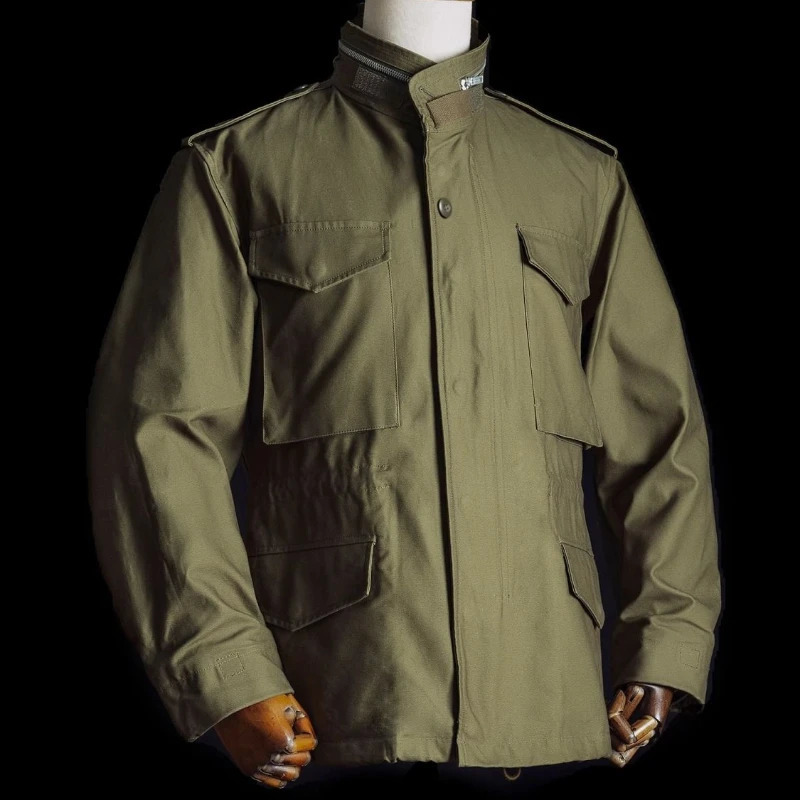 American retro stand up collar mens plus size workwear loose casual high street jacket windproof top 240812