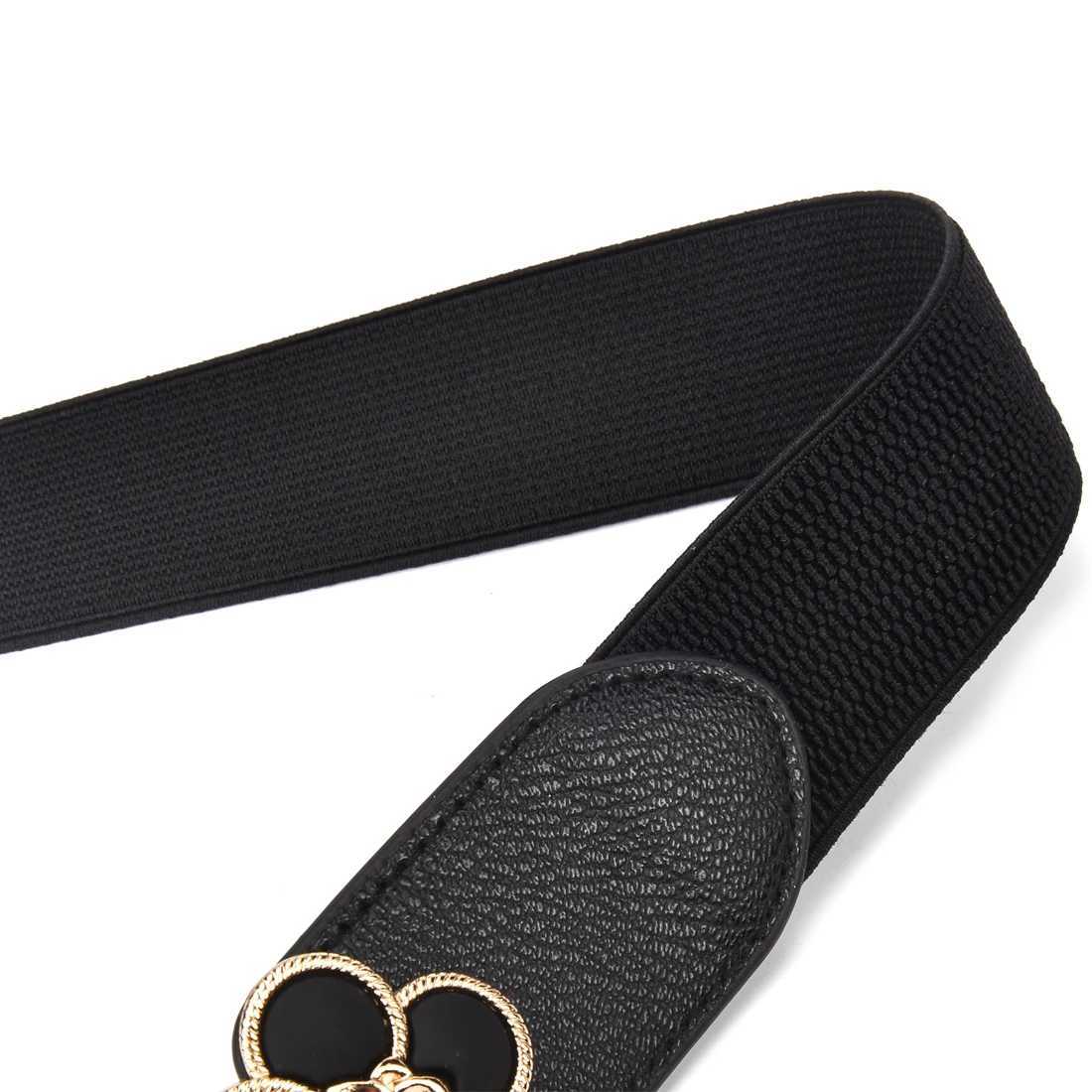 Fresh womens elastic band elastic classic plum blossom ring waist seal W240807