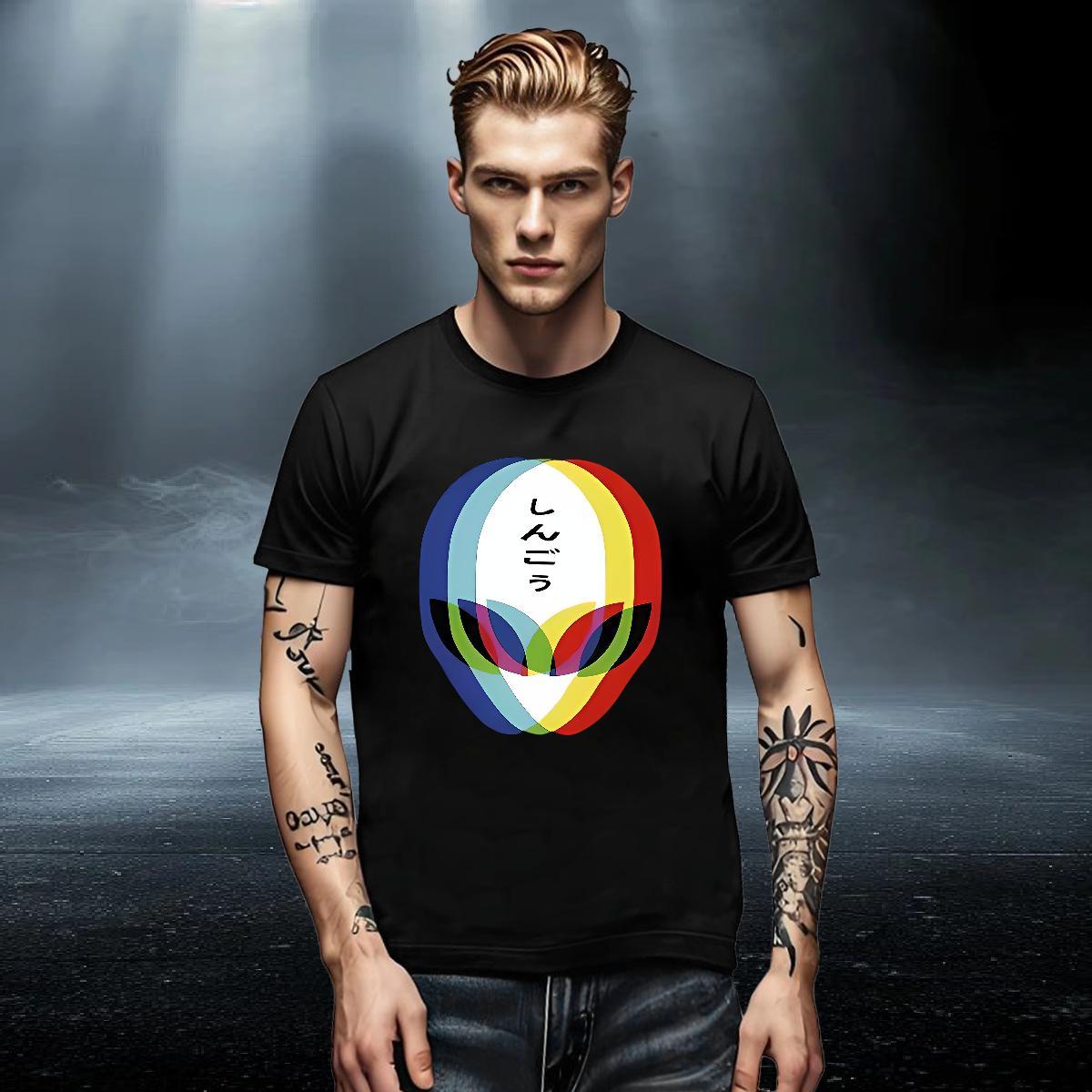 Designer Mens Tshirts Casual Daily Wear 230g 100% Cotton DIY Anime O Neck Short Sleeves ET T Shirt For Man 2024 New Clothings