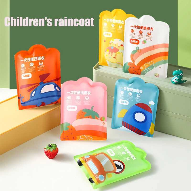 Portable Card Raincoat Disposable Adult Kids Rainwear Outdoor Hiking Travel Waterproof Thickened Poncho Camping Rain Cover Y240810