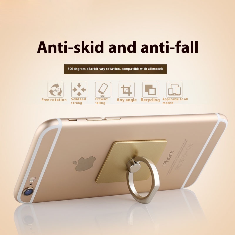 Eco-Friendly Single-Handed Smartphone Accessory Ergonomic Design, Convenient Ring Grip & Swivel Feature