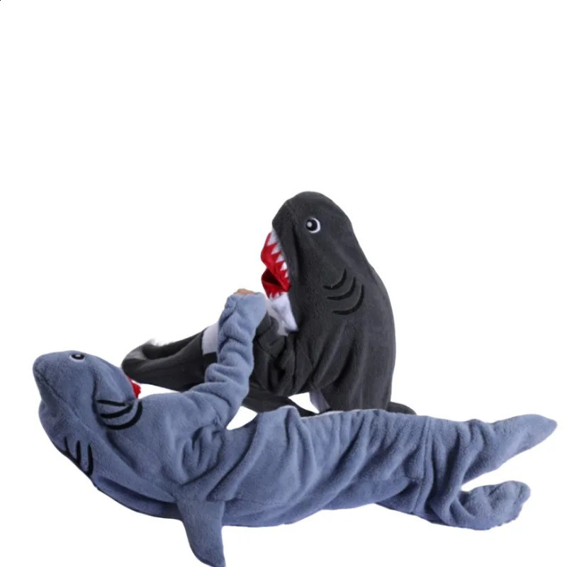 Funny Cosplay Shark Onesie Costume Suit Adult Pyjama Cartoon Halloween Christmas Carnival Sleepwear Jumpsuit Kids Clothes Hombre 240812
