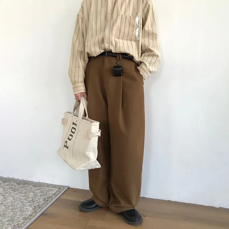 Japanese retro mens shirt Harajuku womens striped loose cardigan wool sweater Spring and Autumn thin cargo long sleeved casual unisex top 240812