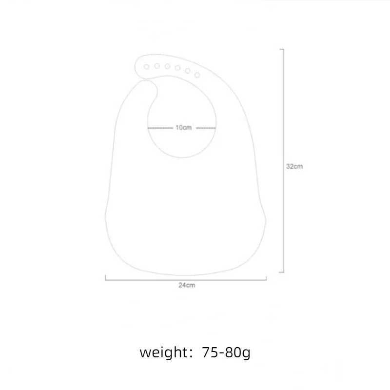 Bibs Burp Cloths Baby Bibs Silicone Lunch Apron Waterproof Soft Saliva Dripping Banana Bib Feeding Cute Cartoon Printed Kids Girl Boy AdjustableL4812