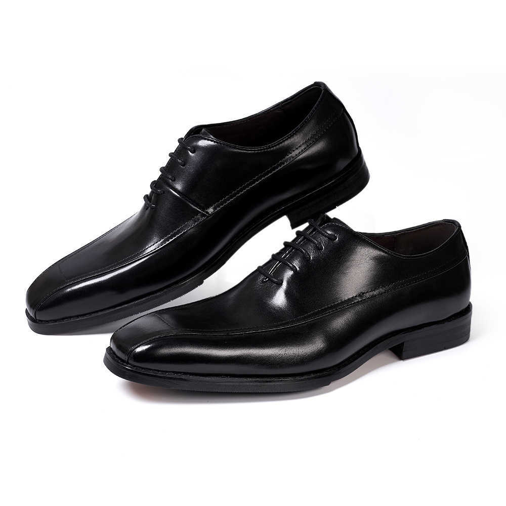 CMM Leather Shoes Mens Leather Highend Business Casual Oxford Toe Layer Cowhide Daily Office Shoes Handmade Mens Shoes