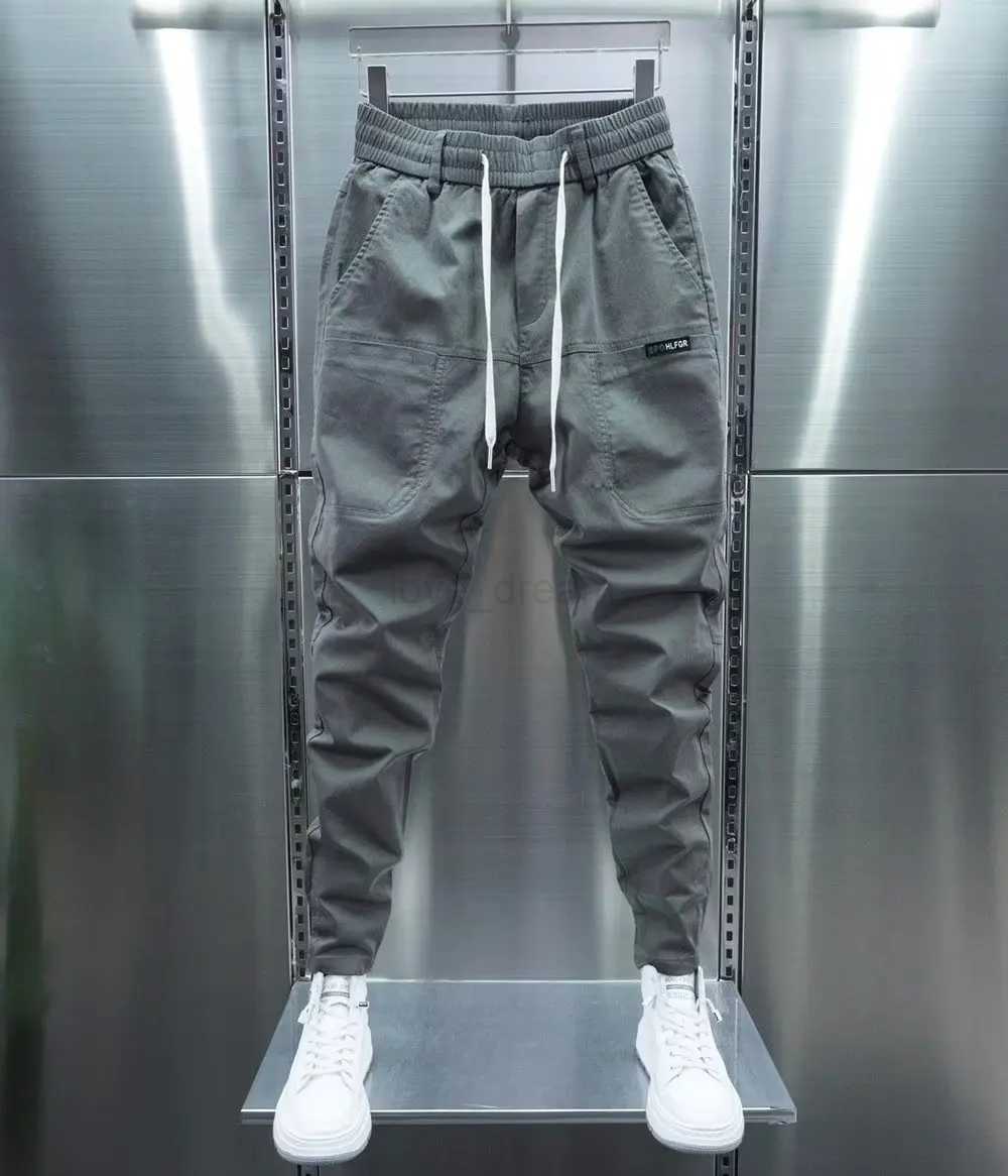 Cargo Pants Men Streetwear Cotton Joggers Hip Hop Fashion Sweatpants Male Casual Harem Trousers Summer Harajuku Pants Men WomenXJ240813