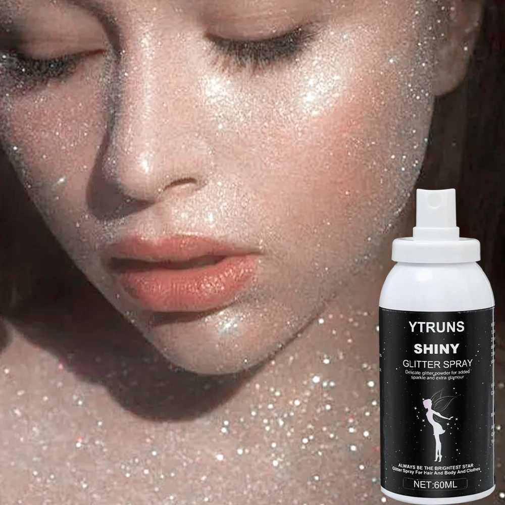 Liquid highlight spray glitter waterproof glitter body highlight powder face contour glitter pearl glitter makeup W240812